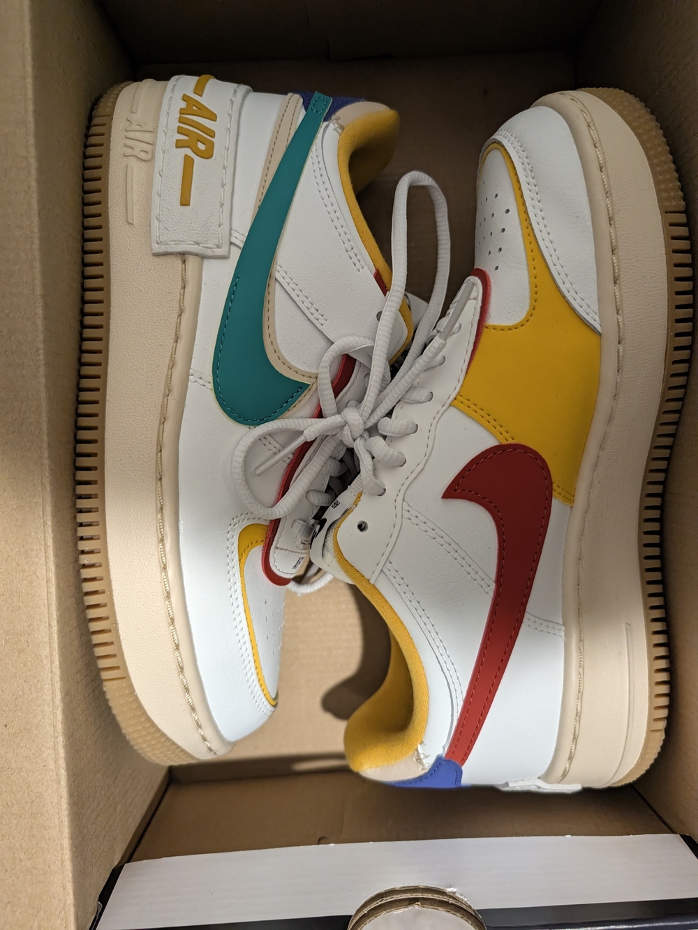 Big Kids Multi-Color Low Top Nike Sneakers